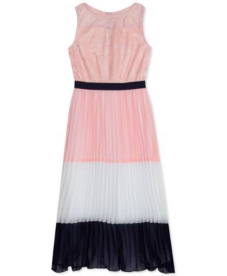 plus size pleated maxi dress