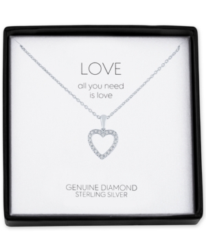 image of Diamond Accent Heart 18
