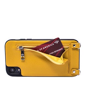 $32.53 Strap LV Crossbody Leather Case For iPhone 12 Pro Max - Yellow