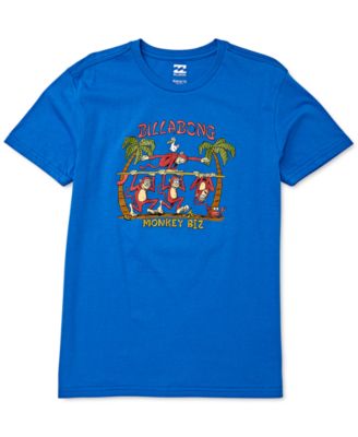 Billabong - Toddler & Little Boys Monkey Biz-Print Cotton T-Shirt
