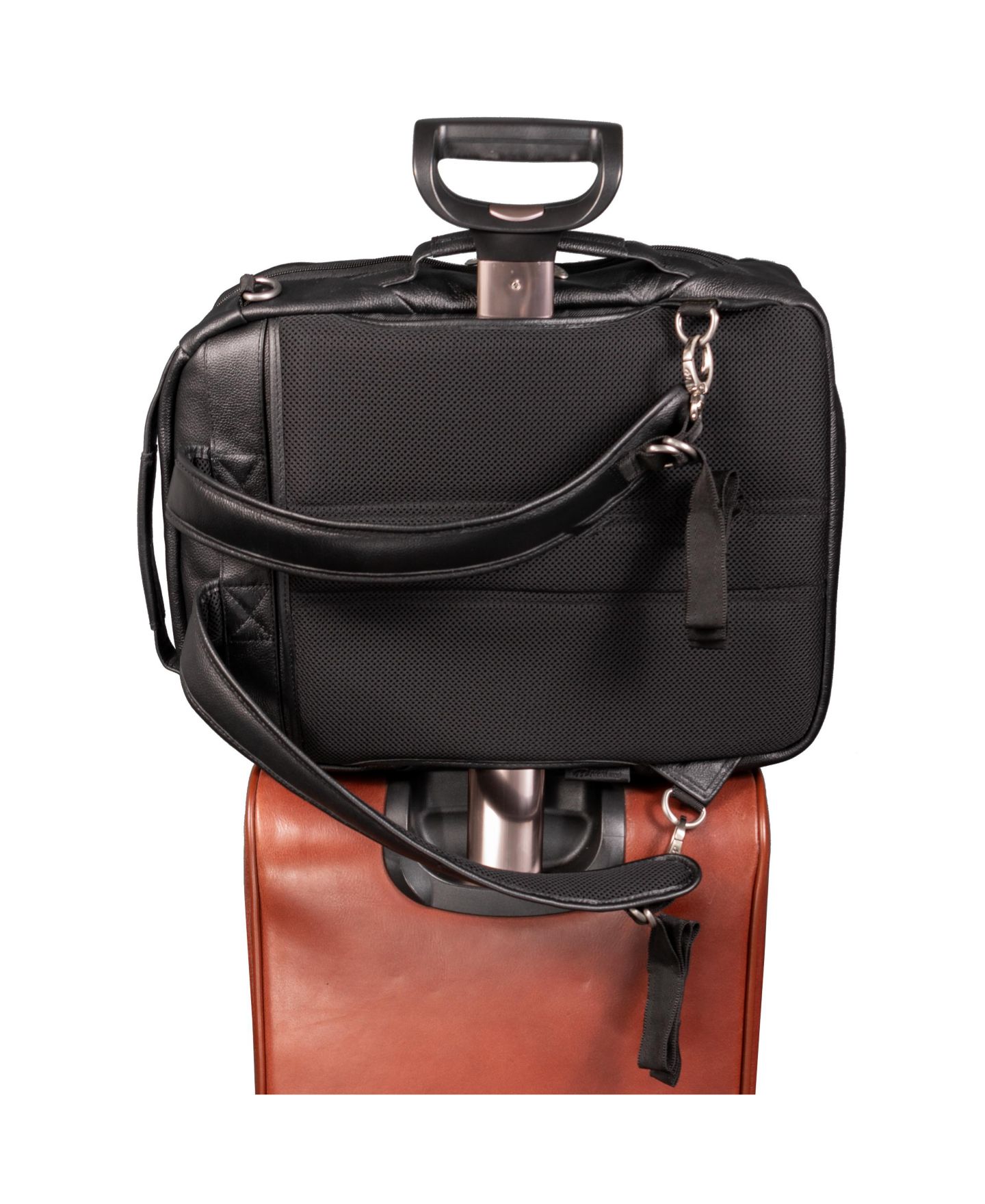 Рюкзак McKlein East Side 17" 2-In-1 Laptop Tablet Convertible Travel Cross-Body, цвет: Чёрный — фото 9