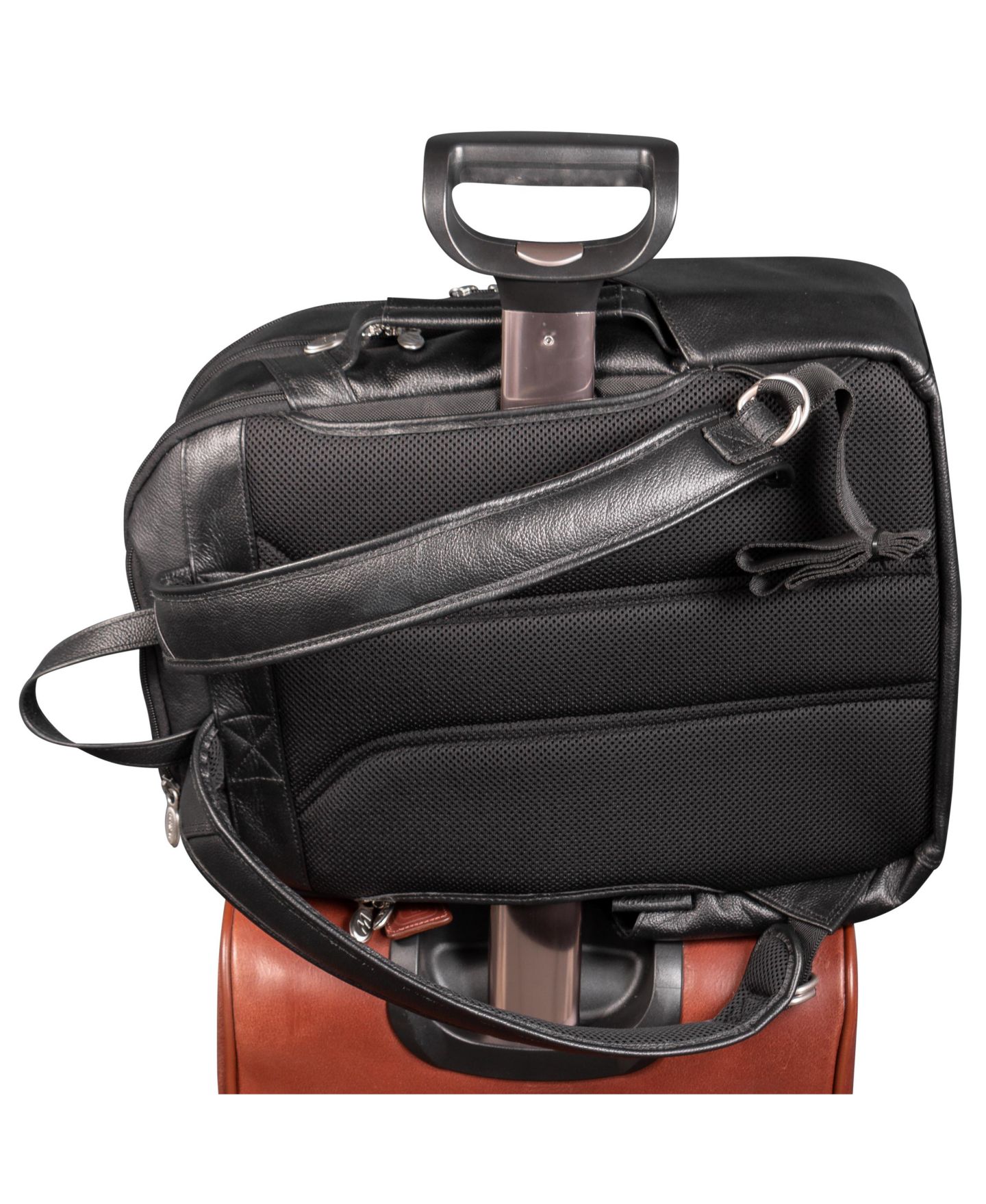 Рюкзак McKlein Englewood 17" Triple Compartment Laptop Tablet Weekend, цвет: Чёрный — фото 9