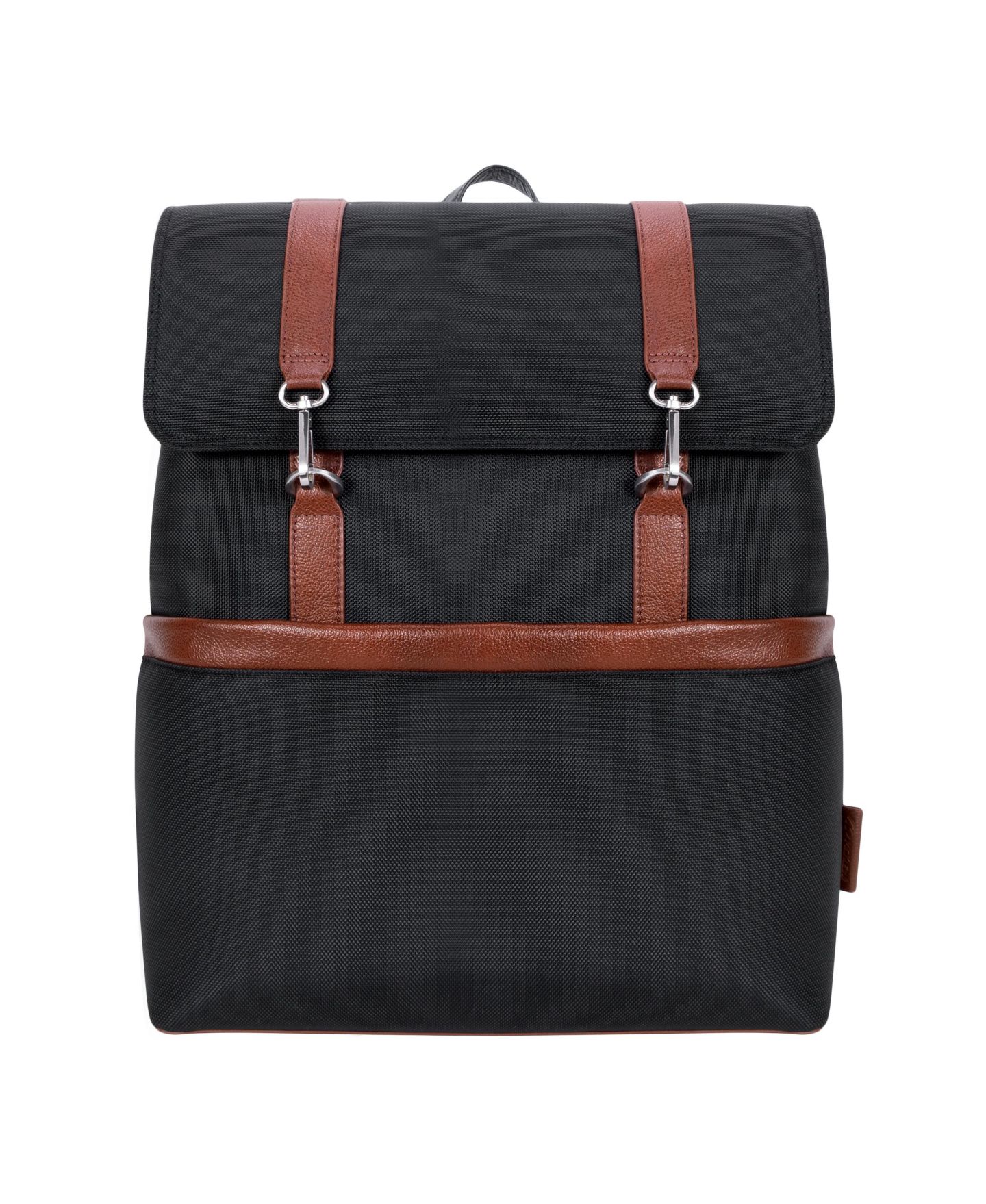 Рюкзак McKlein Element 17" Nylon Flap-Over Laptop Tablet, цвет: Чёрный — фото 3