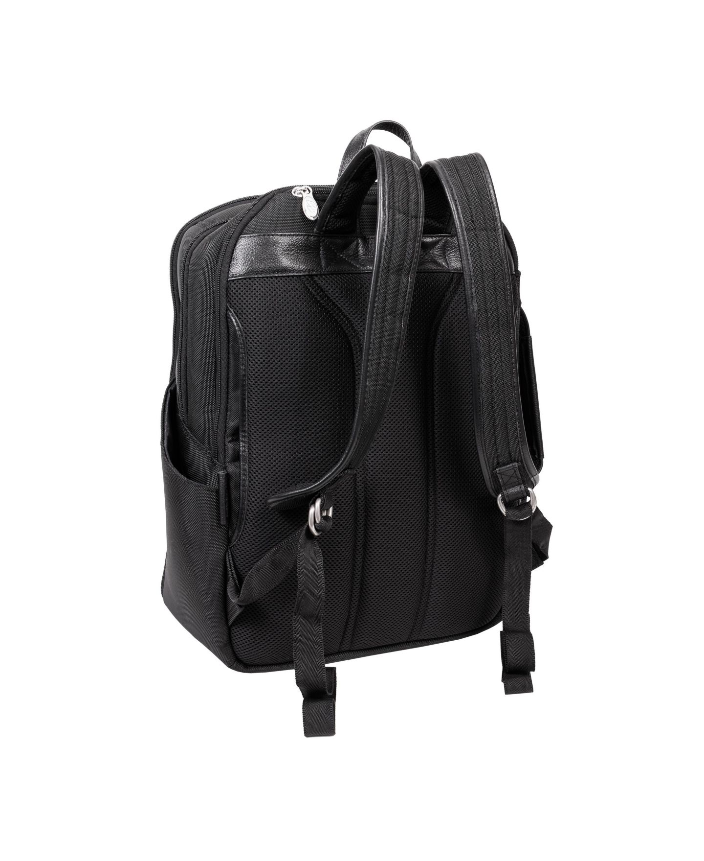Рюкзак McKlein Englewood 17" Nylon Triple Compartment Laptop Tablet Weekend, цвет: Чёрный — фото 9