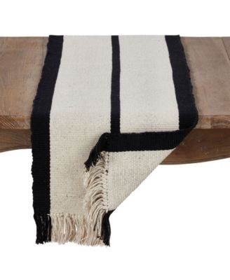 100% Cotton Runner with Heavy Rug Design