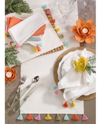 Fiesta Tassel Long Table Runner