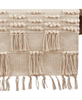 Table Runner with Tassel Moroccan Design