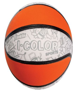 Franklin Sports I - Color Mini Basketball With 10 Marking Pens