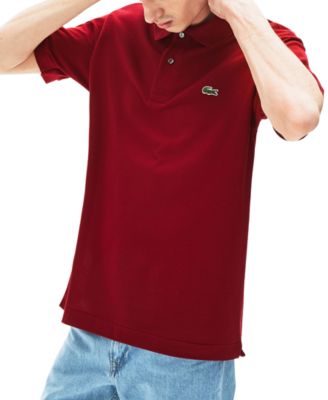 lacoste men's classic pique slim fit short sleeve polo shirt