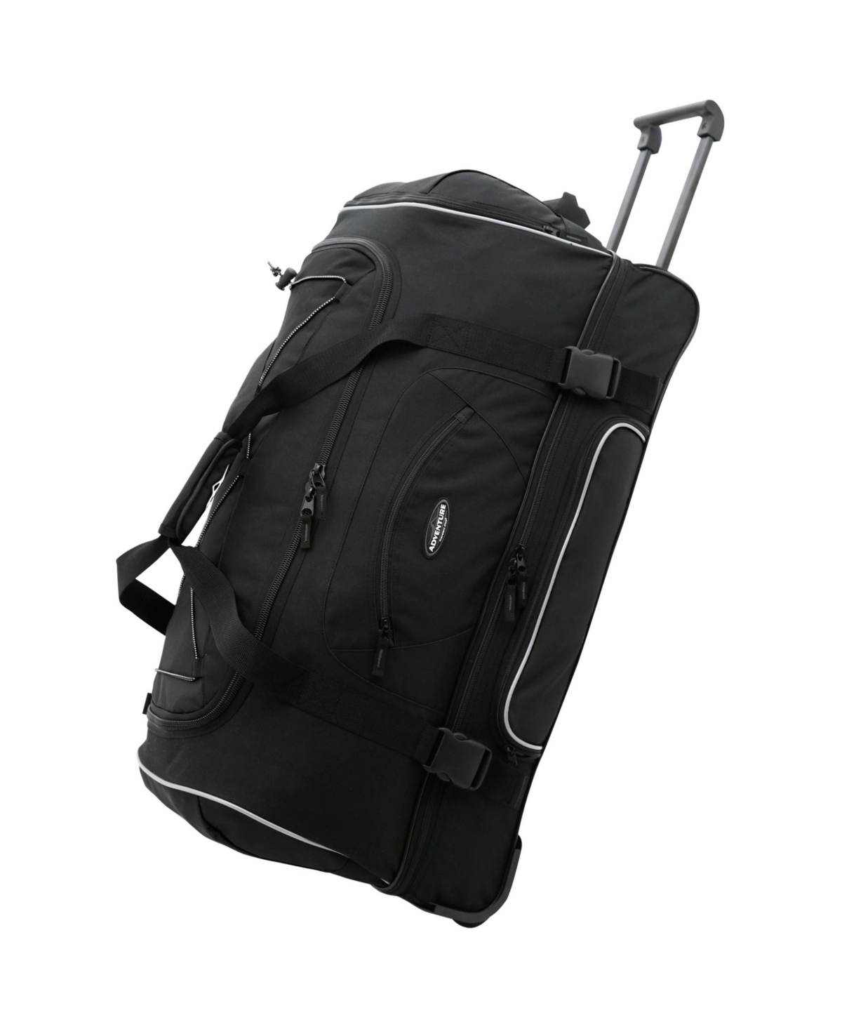 Luggage Adventure 36" Drop-Bottom Duffle - Black