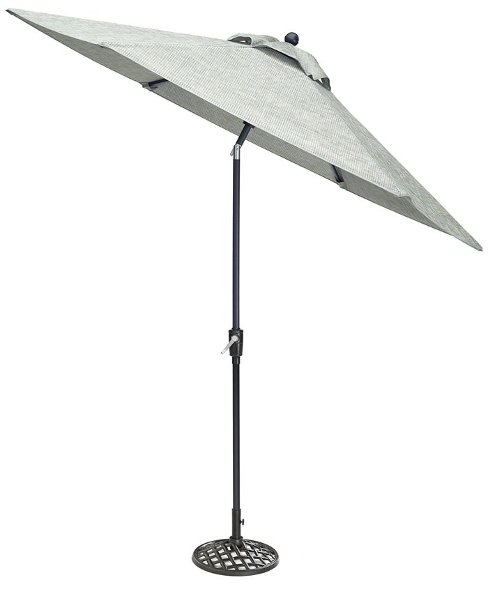 Agio Vintage II Outdoor 9' AutoTilt Umbrella with Base, Created for
