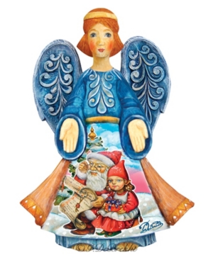 G.debrekht Christmas Angel Figurine In Multi