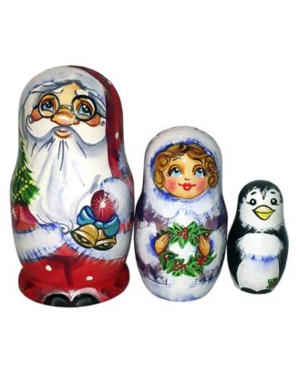 christmas russian nesting dolls