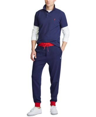 jogger pants polo shirt