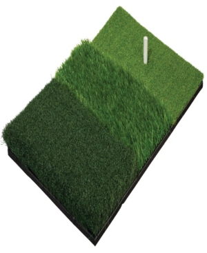 Franklin Sports Golf Practice Mat - All Terrain Tri - Surface Golf Mat In Green
