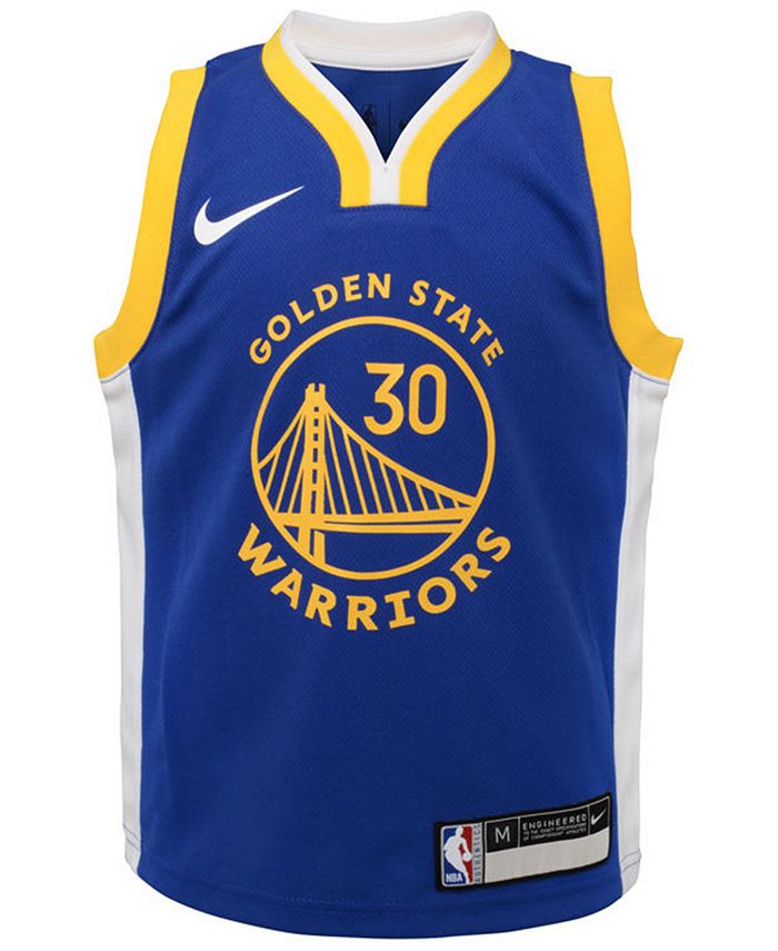 Nike Baby Stephen Curry Golden State Warriors Icon Replica Jersey - Macy's