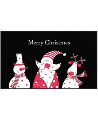 Christmas Friends Accent Rug, 18" x 30"