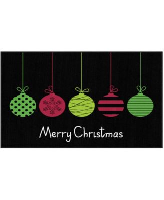 Merry Ornaments Accent Rug, 18" x 30"
