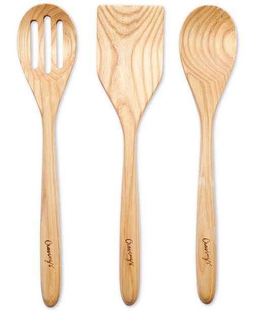 Cravings By Chrissy Teigen Wood Kitchen Tools Set Of 3 Reviews Kitchen Gadgets Kitchen Macy S