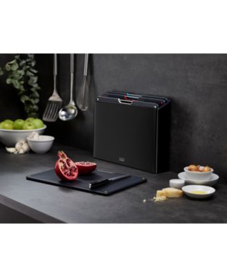 Folio Stainless Steel 4-Pc. Chopping Board Set in Case