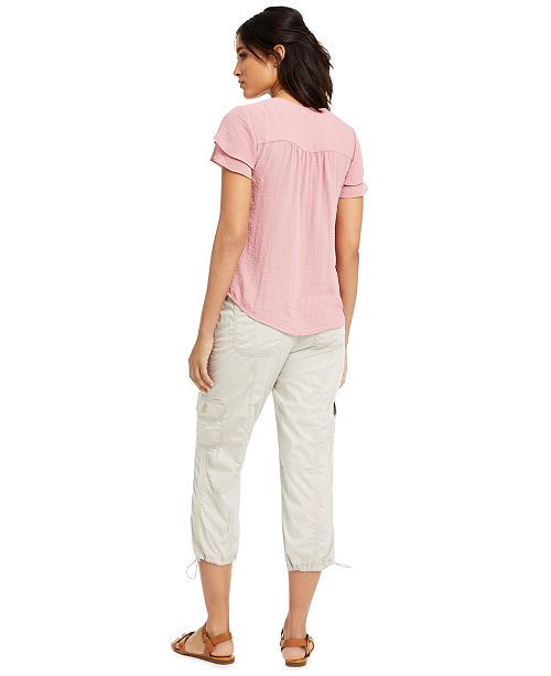 macy's style and co cargo capris