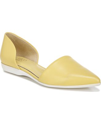 cheap yellow flats