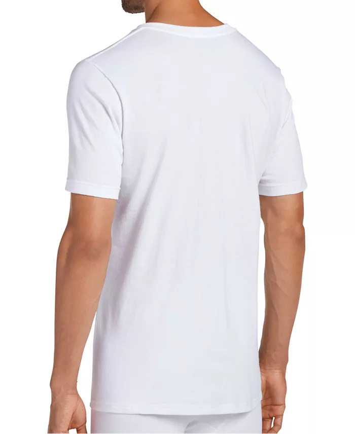 Men's 3-Pack Classic V-Neck Undershirts - thumbnail 7