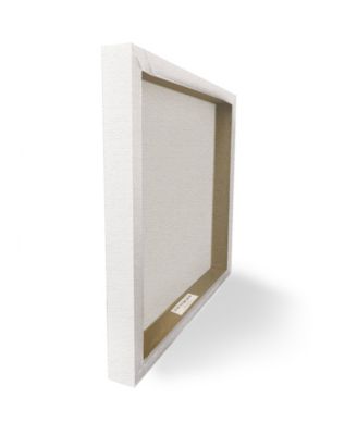 Gray Home Sweet Home Cotton Flowers in Vase Canvas Wall Art, 17" L x 17" H