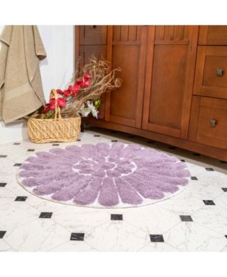 Bursting Flower 2-Pc. Bath Rug Set