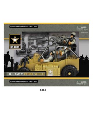 Excite U.s. Army Desert Figure Playset with Patrol Vehicle