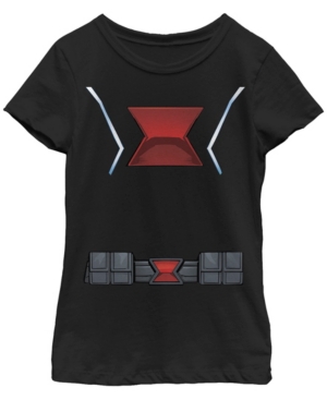 Fifth Sun Marvel Big Girl's Black Widow Halloween Costume Short Sleeve T-Shirt