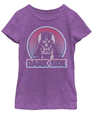 Fifth Sun Star Wars Big Girl's Vader Dark Side Circle Short Sleeve T-Shirt