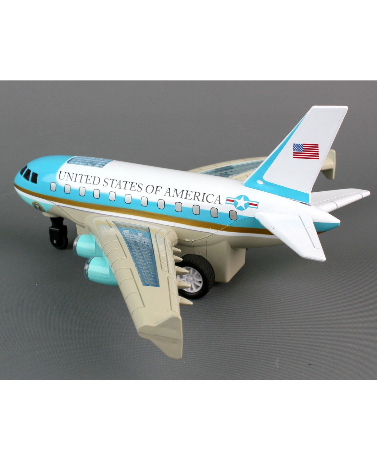 PONYCYCLE DARON RADIO CONTROL AIR FORCE ONE PLANE WITH LIGHTS AND SOUND 