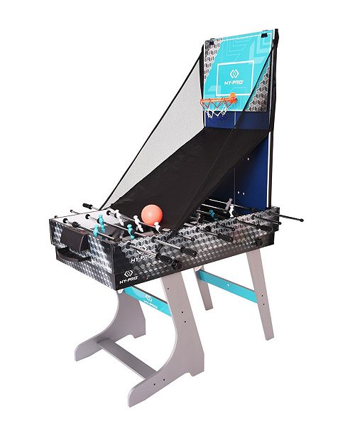 HYPRO 8In1 Folding Combo Game Table Football, Table Tennis, Pool