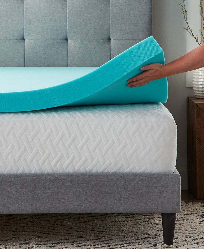 Lucid 4" Gel Foam Mattress Topper, Twin Macy's
