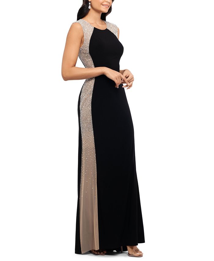 xscape satin gown macys