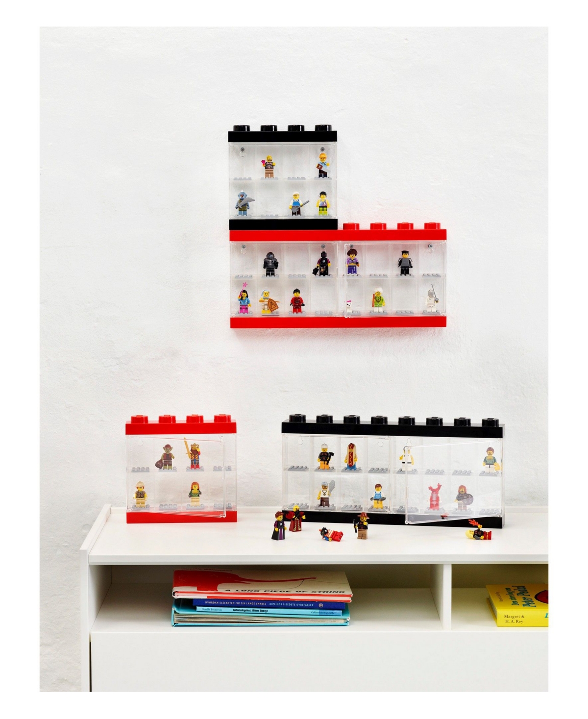 Shop Room Copenhagen Lego Minifigure Display Case 8 In Multi