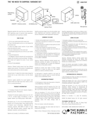 Key Forge The'No Need to Carpool' Karaoke Set - Works with Your Mobile Phone