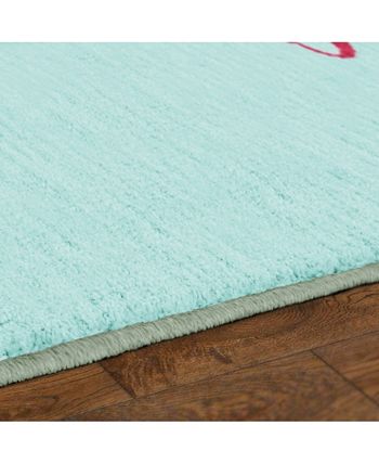 Mohawk - Flamingo Snowflakes Accent Rug, 18" x 30"
