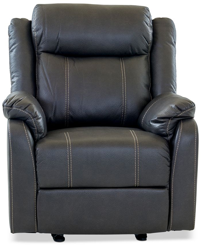 Macy's Fleurus 40" Fabric Gliding Reclining Chair Macy's