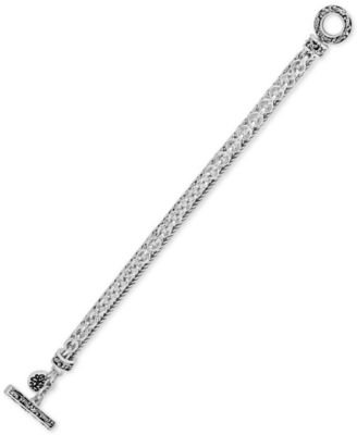 Lois Hill Multi-Chain Toggle Bracelet in Sterling Silver - Macy's