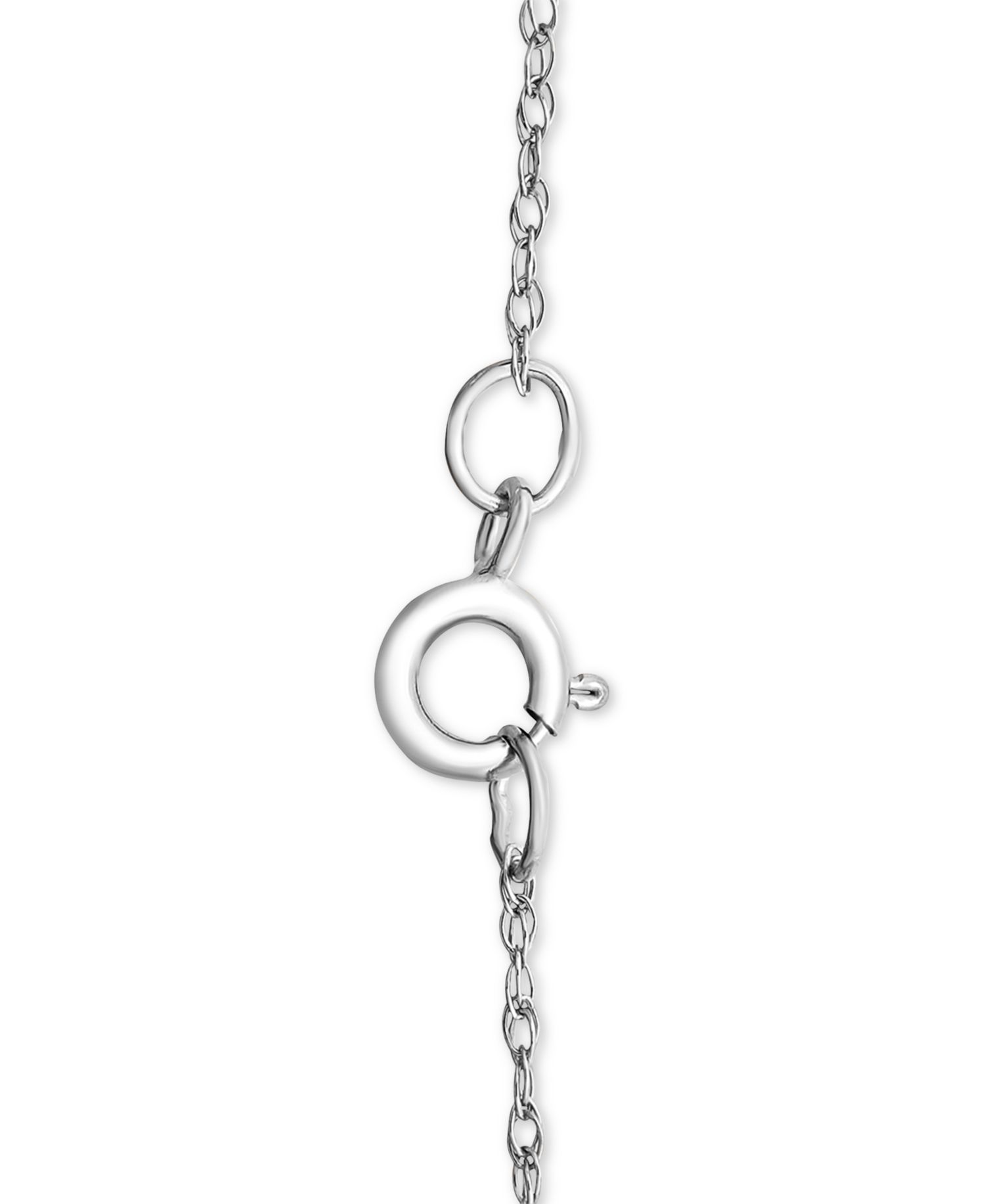 BLue Topaz (1-1/2 ct. t.w.) and White Topaz (1/6 ct. t.w.) Teardrop 18" Pendant Necklace (1 ct. t.w.) in Sterling Silver