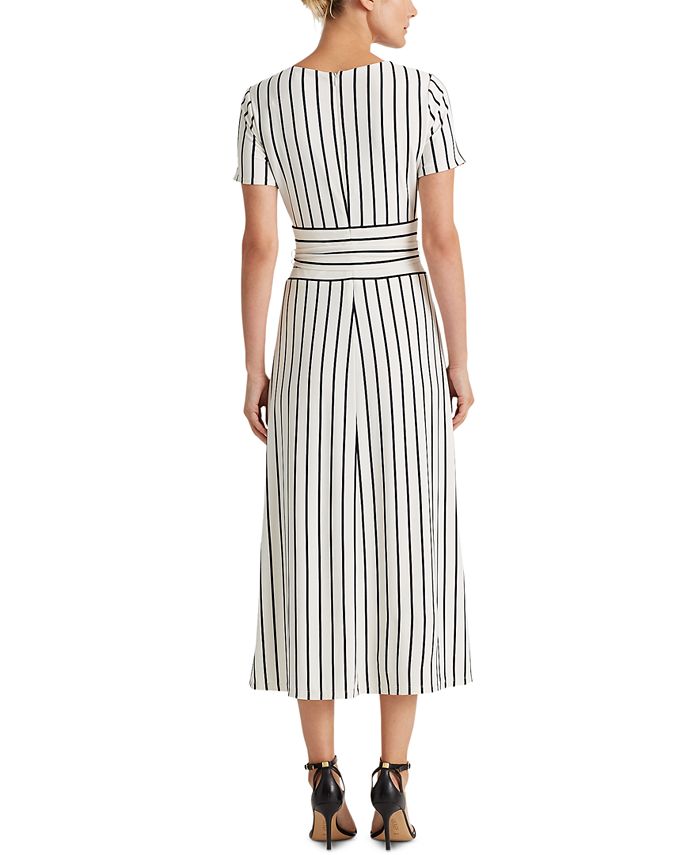 Lauren Ralph Lauren Striped Jersey Dress - Macy's