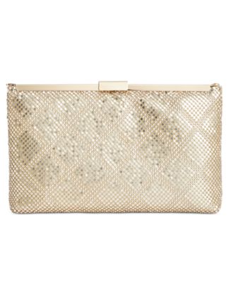 INC International Concepts INC Terri Diamond Mesh Clutch, Created for ...