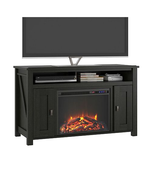 Ameriwood Home Winthrop Electric Fireplace Tv Console For Tvs Up To 50