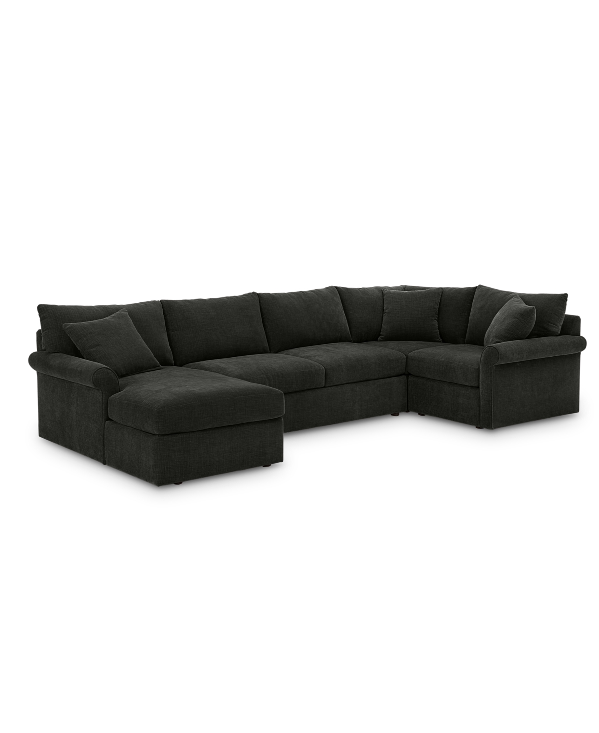 Down Filled Sectional Sofa Macy S Baci Living Room