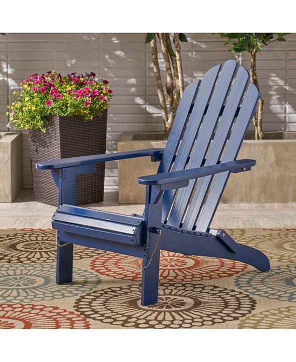 Noble House Hollywood Outdoor Adirondack Chair & Reviews - Furniture ...