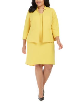 macy's kasper plus size suits