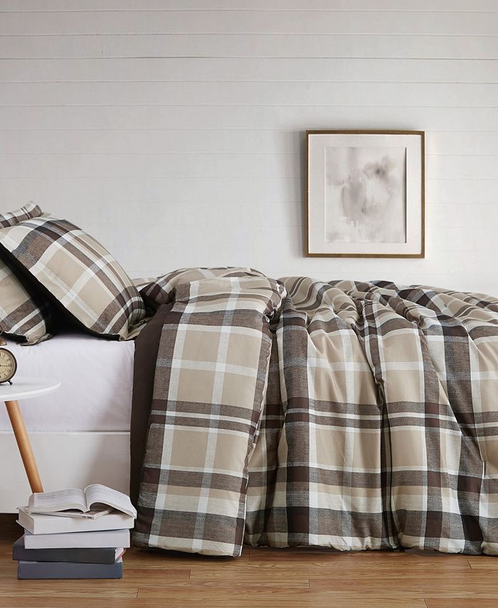 Truly Soft Paulette Plaid Twin XL Comforter Set Macy's
