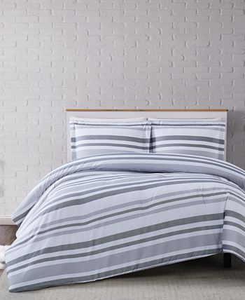 Truly Soft - Curtis Stripe Full/Queen Comforter Set